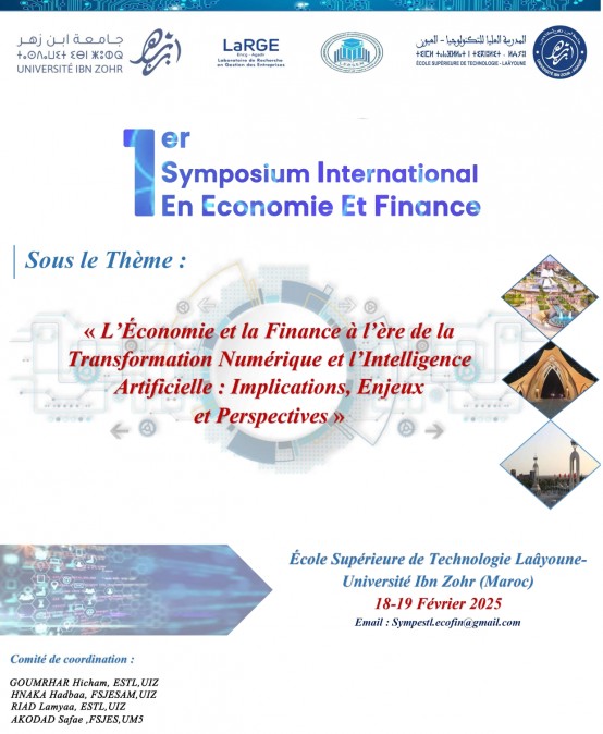 1ERE SYMPOSIOUM INTERNATIONAL EN ECONOMIE ET FINANCE