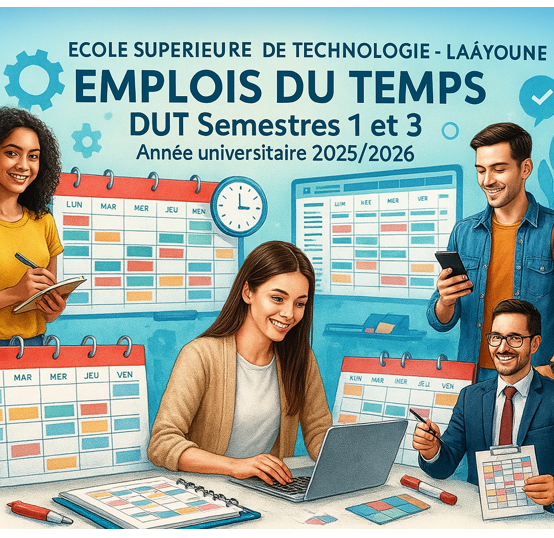 Emplois du temps DUT Semestres 1 et 3