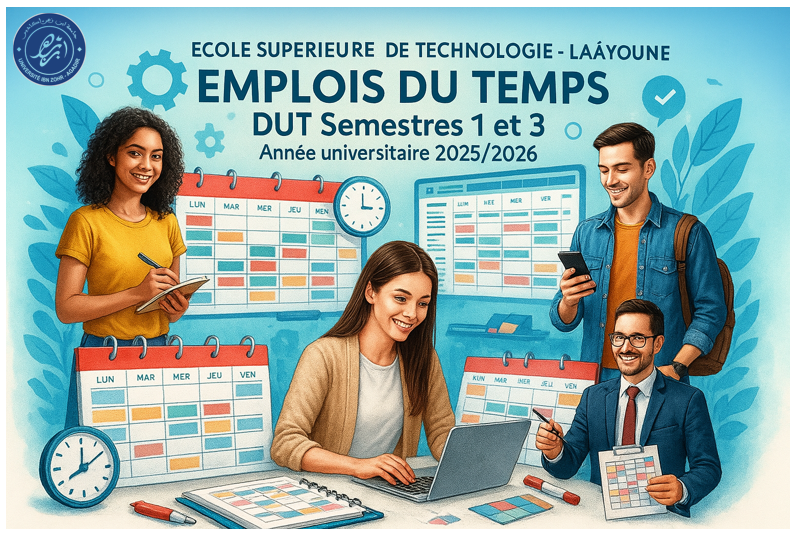 Emplois du temps DUT Semestres 1 et 3