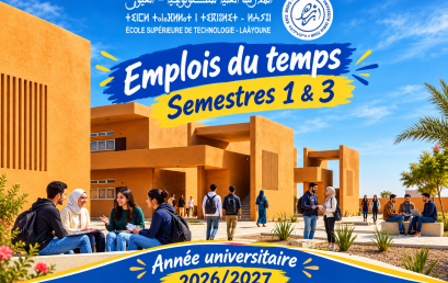 Emplois du Temps DUT Semestres 1 et 3 – Année Universitaire 2026/2027