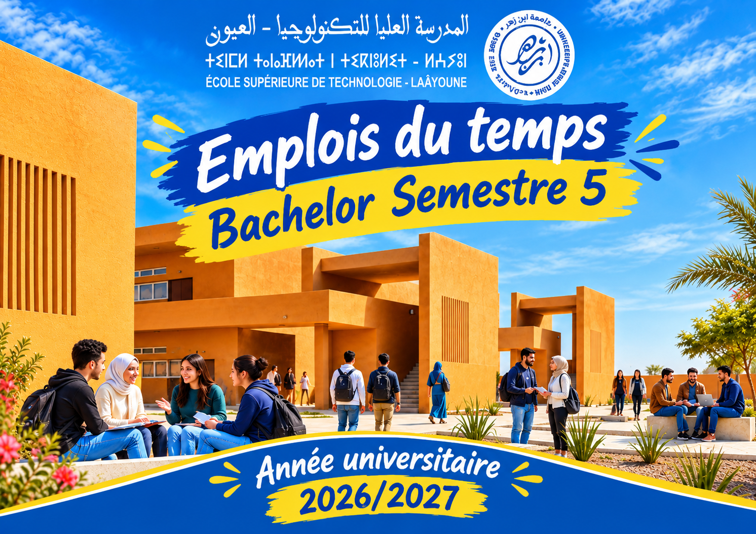 Emplois du Temps Bachelor Semestre 5 – Année Universitaire 2026/2027