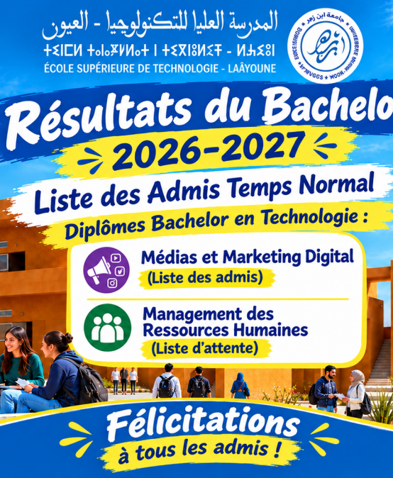 Résultats du Bachelor 2026-2027 – Liste des Admis Temps Normal