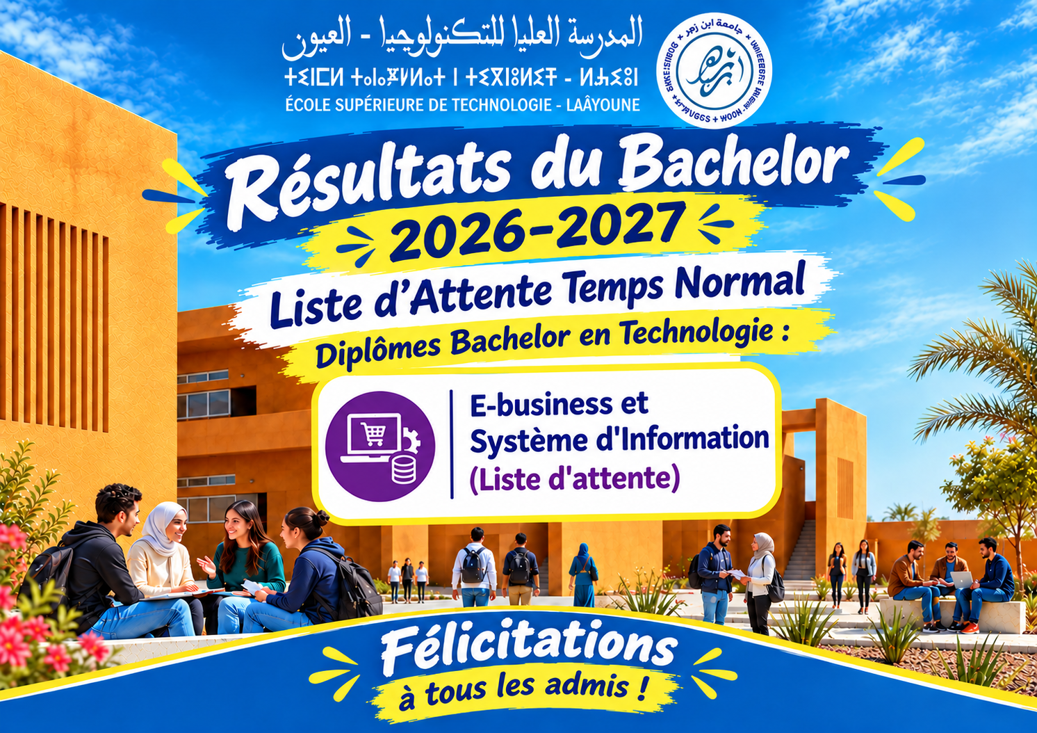 Résultats du Bachelor 2026-2027 – Liste d’attente Temps Normal